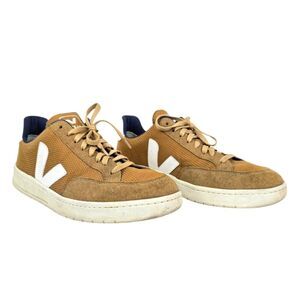 Veja Mens V-12 Vegan B-Mesh Suede  Low Top Lace Up Casual Sneakers US 11